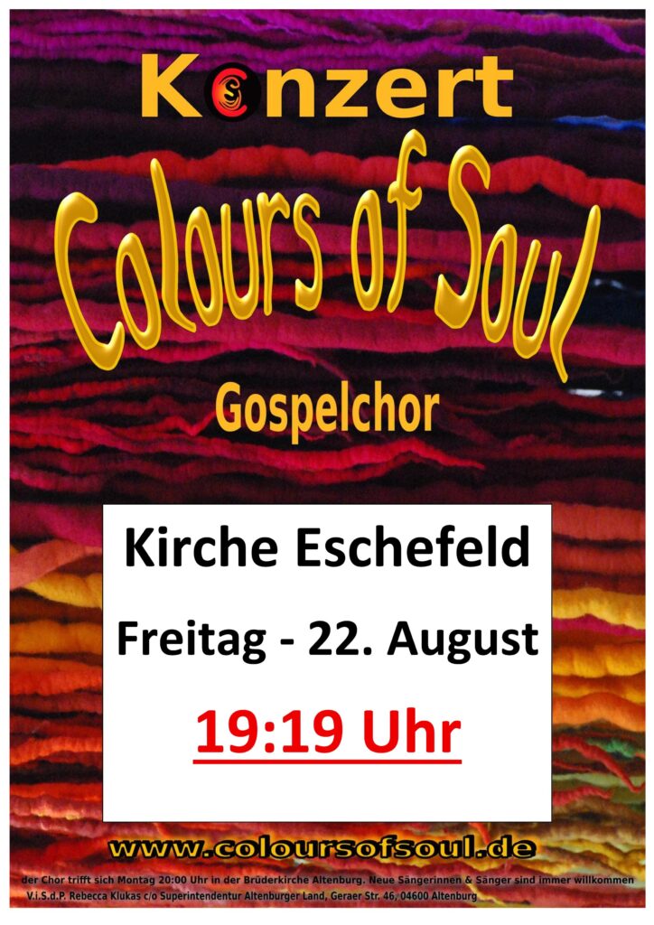 Konzert Colours of Soul